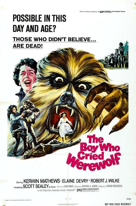 Boy Who Cried Werewolf 01 Movie Magnet
