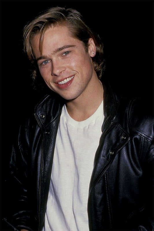 Brad Pitt Very Young Actor Print Painting Jigsaw Puzzle