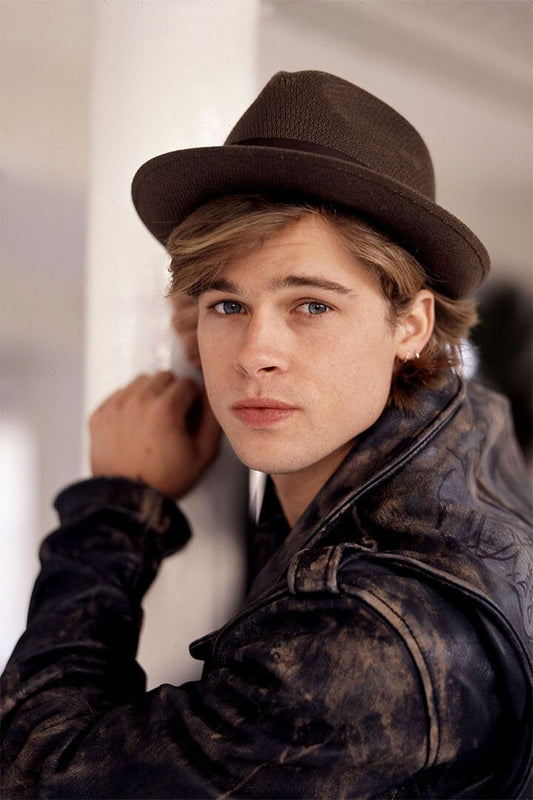 Brad Pitt Very Young Hot Actor Print Painting Jigsaw Puzzle