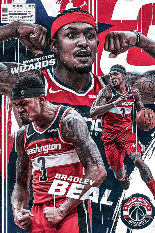 Bradley Beal Washington Basketball Star Jigsaw Puzzle