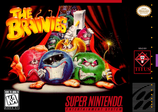 Brainies, The (Usa) Snes Print Poster