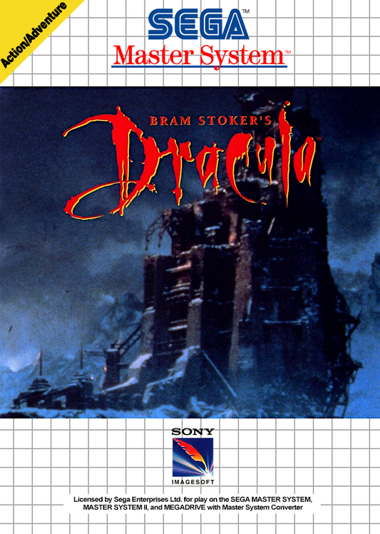 Bram Stoker'S Dracula Sega Master System Print Poster