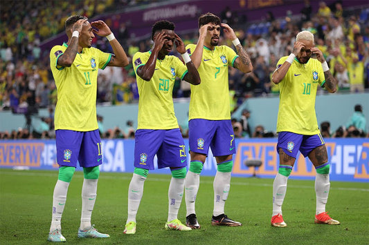 Brazil National Team Goal Celebration World Cup Jigsaw Puzzle
