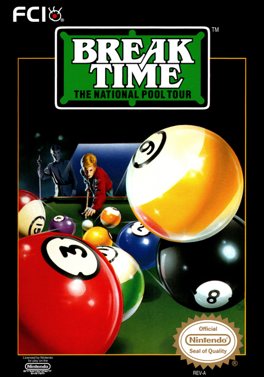 Break Time The National Pool Tour (Usa) Nes Print Poster