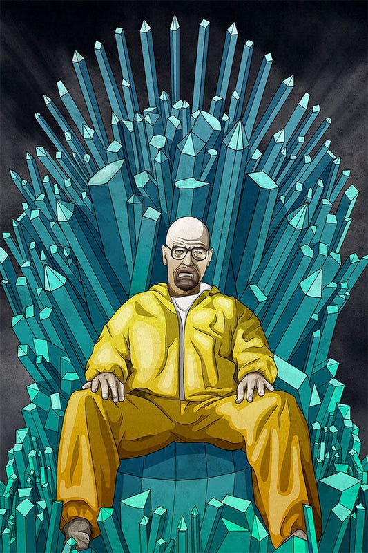 Breaking Bad Blue Tv Series Crime Action Drama Wall Art Home Poster