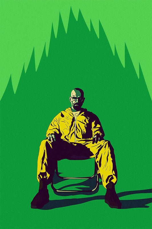 Breaking Bad Crime Action Movie Vintage Sticker Jigsaw Puzzle