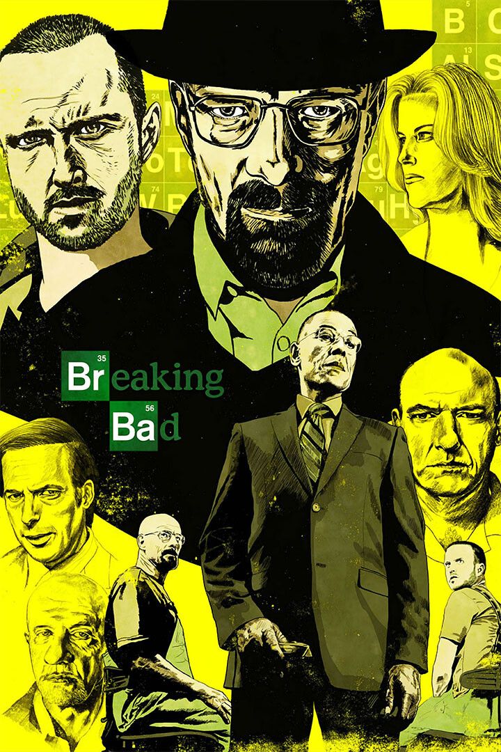 Breaking Bad Tv Series Drama Crime Action Print Wall Art Home Poster 1
