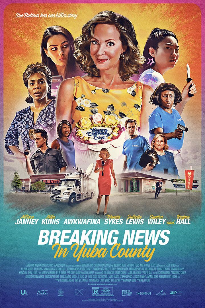 Breaking News In Yuba County Movie Comedy Crime Wall Art Home Poster
