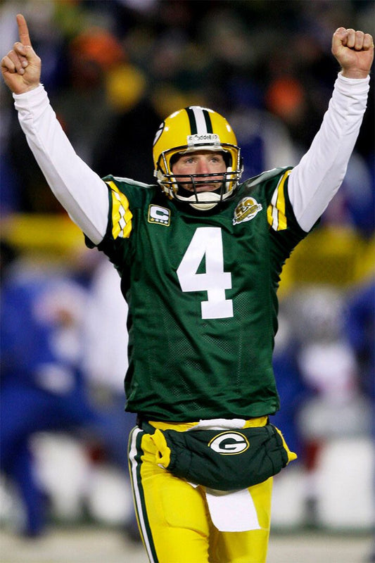 Brett Favre Green Bay Football Painting Wall Home Decor Jigsaw Puzzle