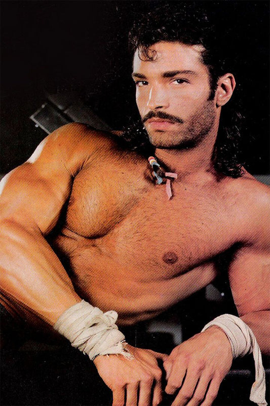 Brian Moss Sexy Male Model Man Painting Jigsaw Puzzle
