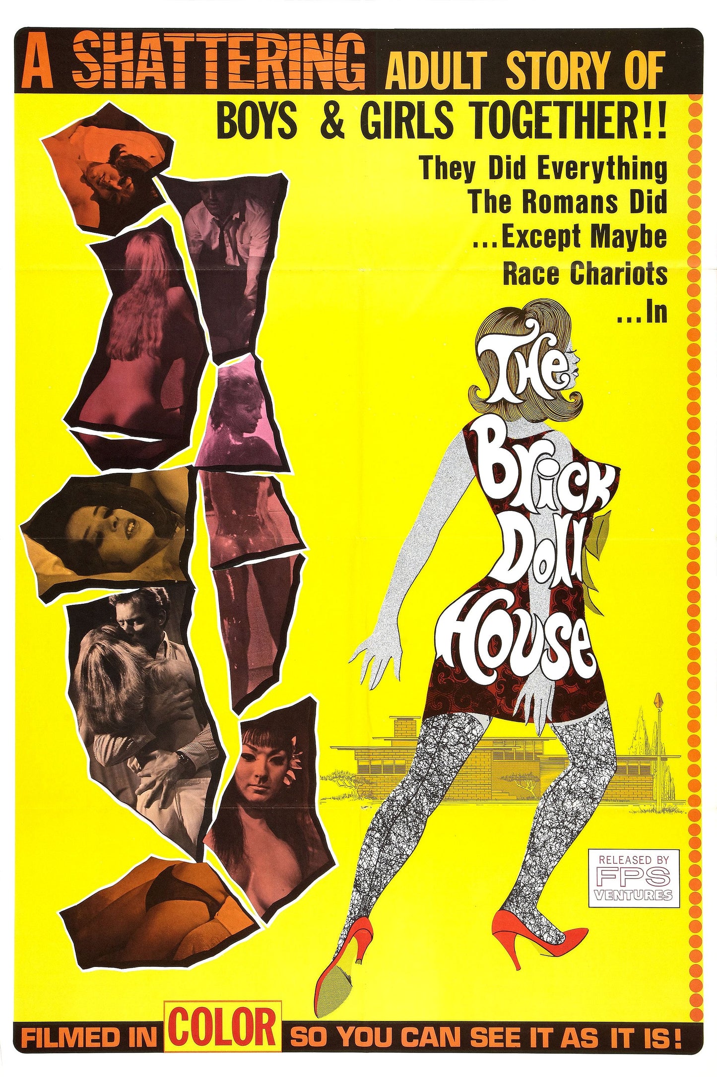 Brick Dollhouse 01 Movie Magnet