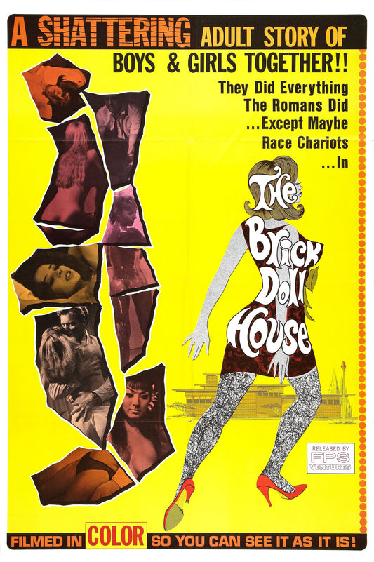 Brick Dollhouse 01 Movie Magnet