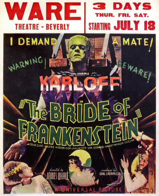 Bride Of Frankenstein 02 Movie Magnet