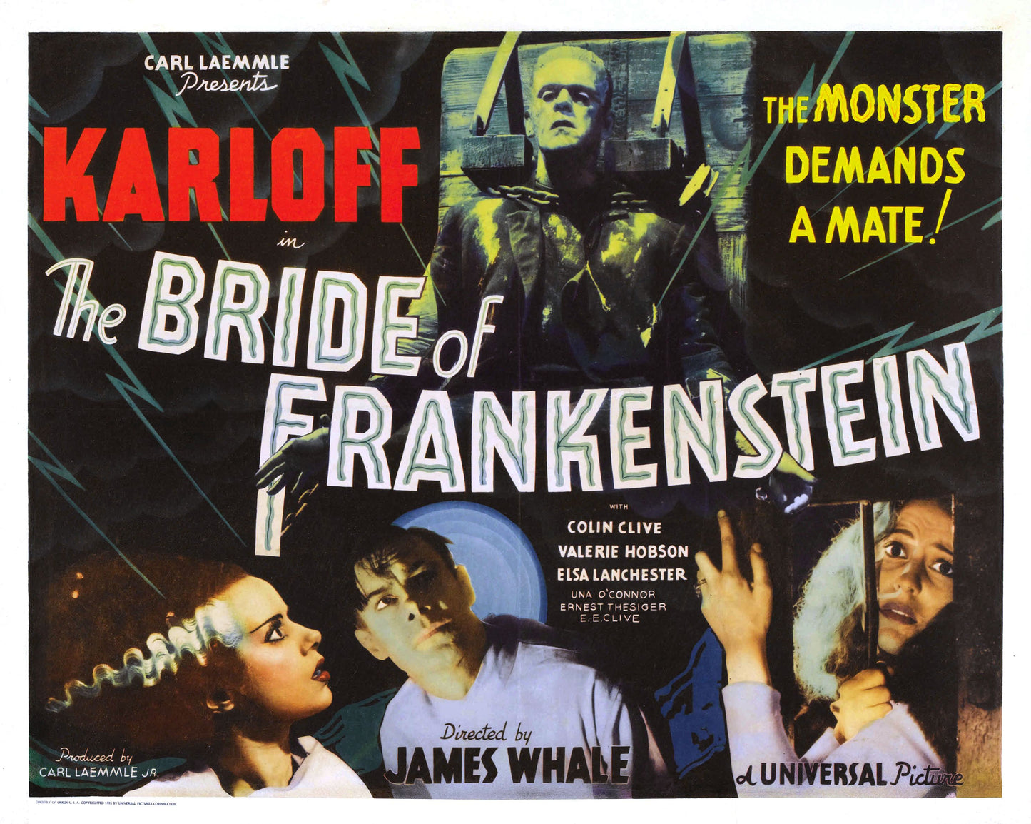 Bride Of Frankenstein 04 Movie Keychain