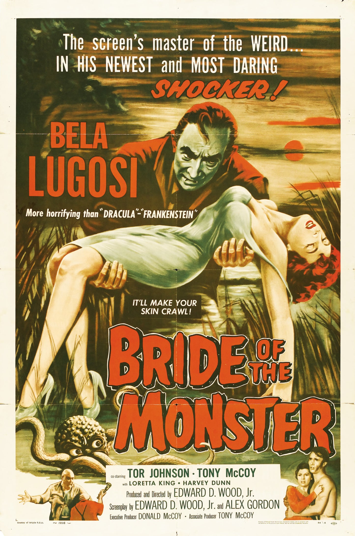 Bride Of Monster 01 Movie Magnet