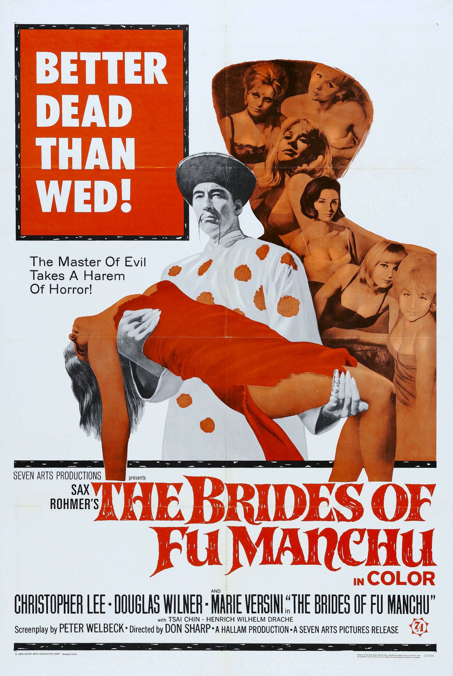 Brides Of Fu Manchu 01 Movie Magnet