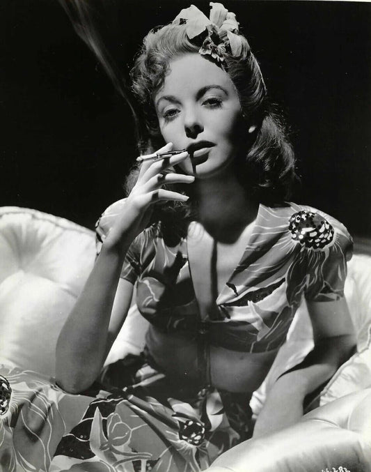 British Actress Ida Lupino Classic Vintage Picture Keychain