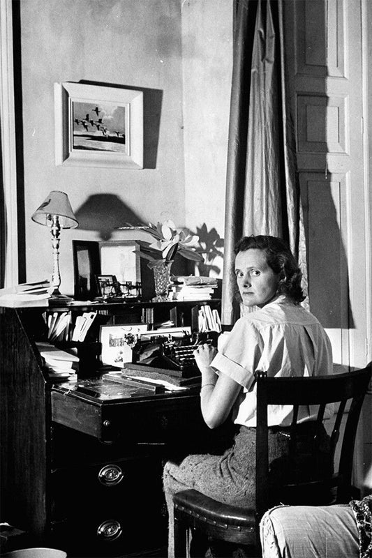 British Author Rebecca West Writing At Her Desk Jigsaw Puzzle