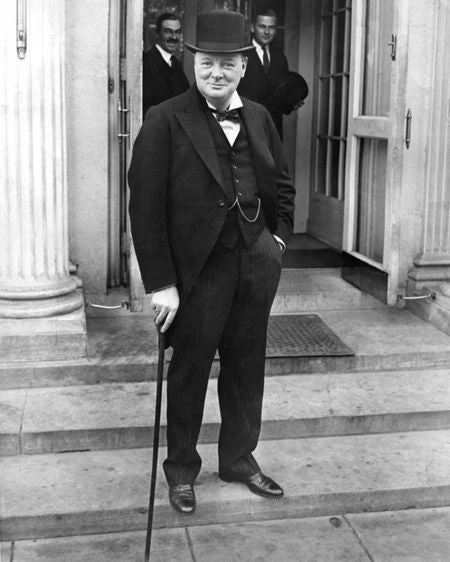 British Prime Minister Winston Churchill Glossy Magnet Magnet World War Ii