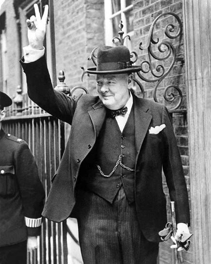 British Prime Minister Winston Churchill Glossy Photo Print Poster 2