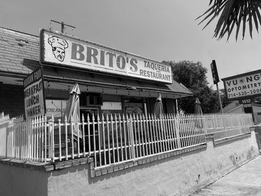 Brito'S Taco Restaurant Anaheim Ca Mexican Food Classic Picture Magnet