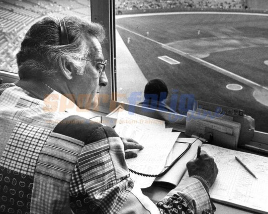 Broadcaster Bob Uecker Glossy Photo Milwaukee Brewers Print Poster Hof 2003