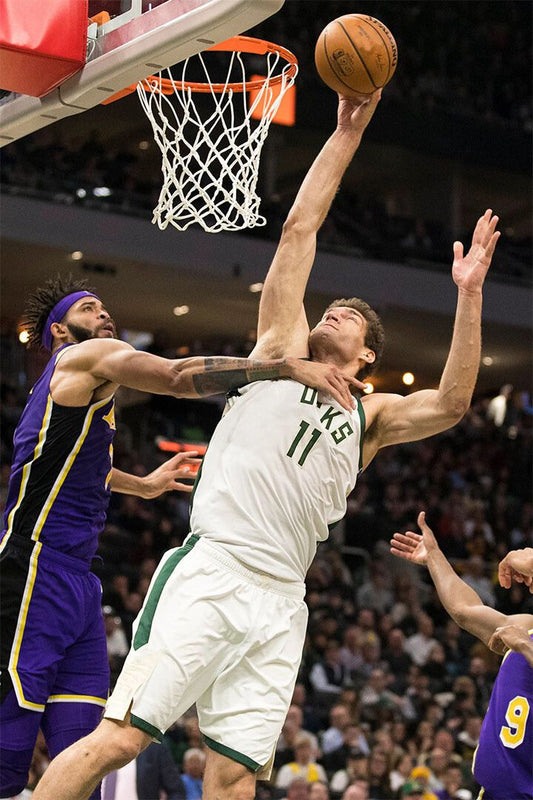 Brook Lopez American Basketballer Milwaukee Bucks Team Jigsaw Puzzle