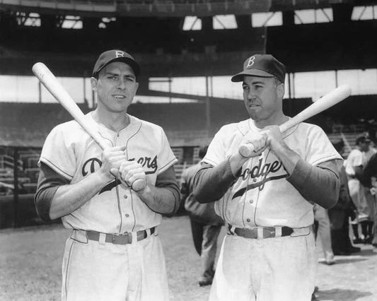 Brooklyn Dodgers Duke Snider And Gil Hodges Glossy Magnet Magnet