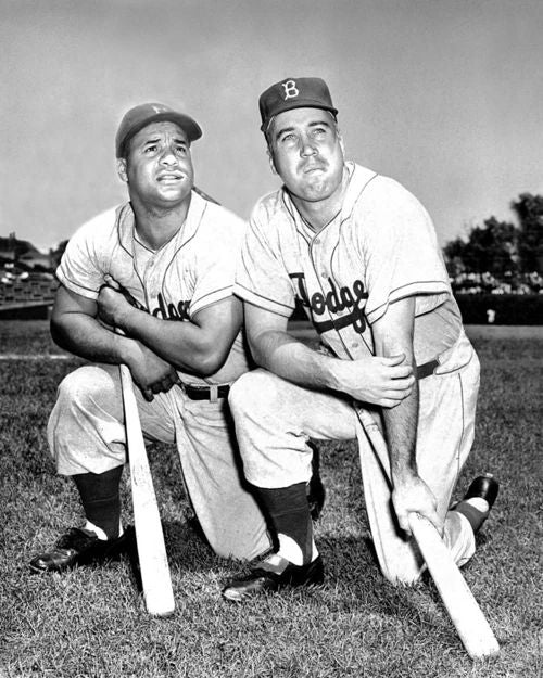 Brooklyn Dodgers Duke Snider And Roy Campanella Glossy Magnet Magnet