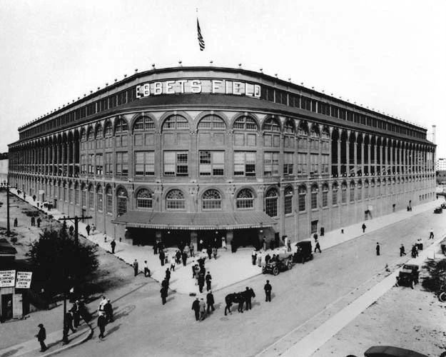 Brooklyn Dodgers Ebbets Field Glossy Keychain Print Stadium Keychain 1