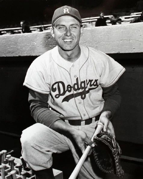 Brooklyn Dodgers Gil Hodges Glossy Photo Print Baseball Poster