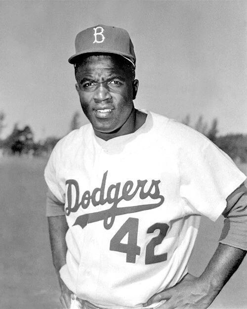 Brooklyn Dodgers Jackie Robinson Glossy Magnet Print Baseball Magnet Hof 62