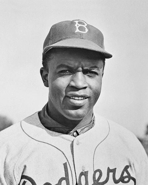 Brooklyn Dodgers Jackie Robinson Glossy Keychain Keychain Portrait Hof 62