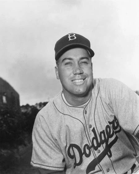 Brooklyn Dodgers Outfielder Duke Snider Glossy Magnet Baseball Magnet