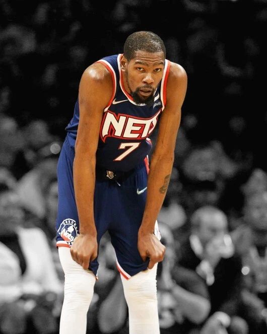 Brooklyn Nets Kevin Durant Glossy Photo Spotlight Print Nba Poster