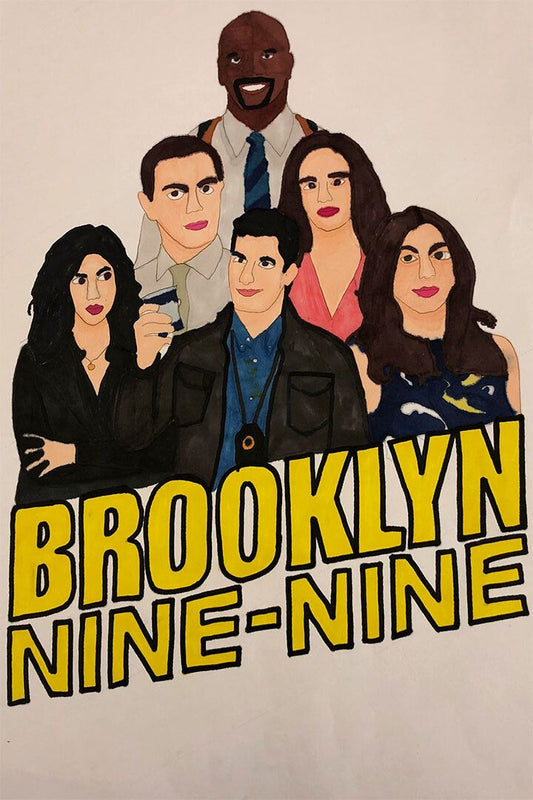 Brooklyn Nine Nine Movie Excitement Crime Print Jigsaw Puzzle