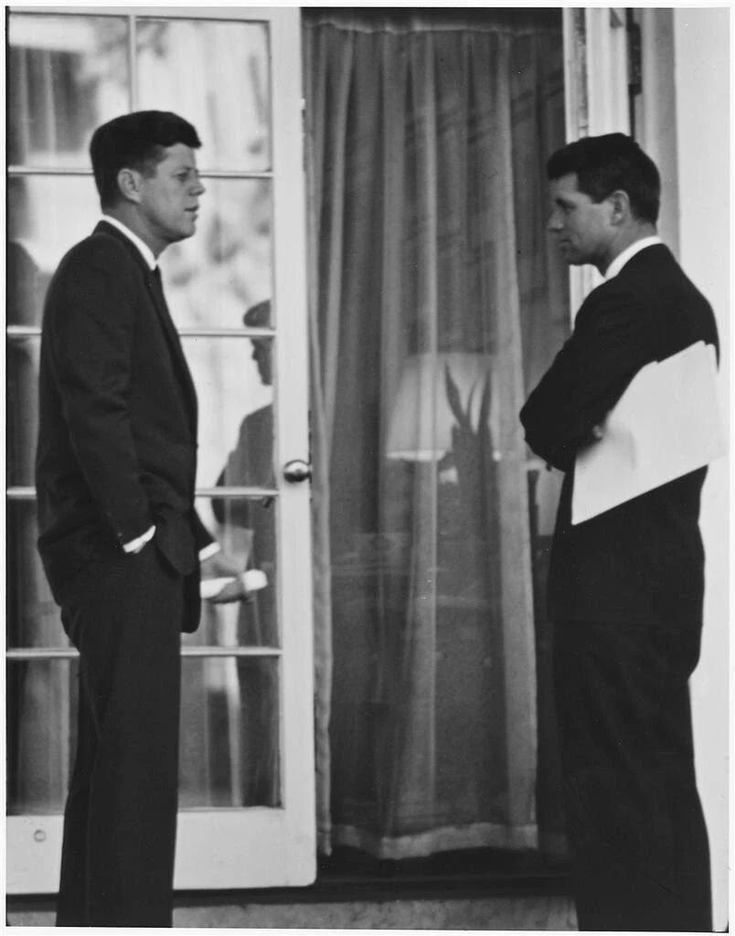 Brothers Robert Bobby & President John Jfk Kennedy Photo 300 Piece Jigsaw Puzzle