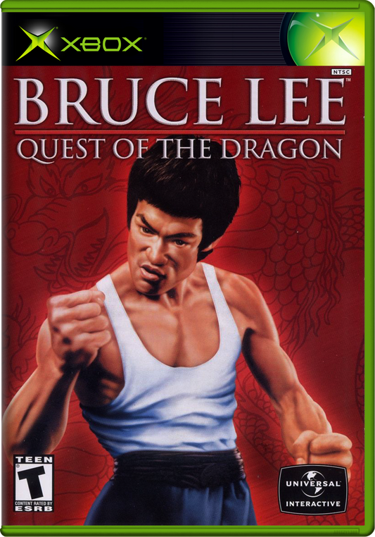 Bruce Lee Quest Of The Dragon Xbox Print Poster