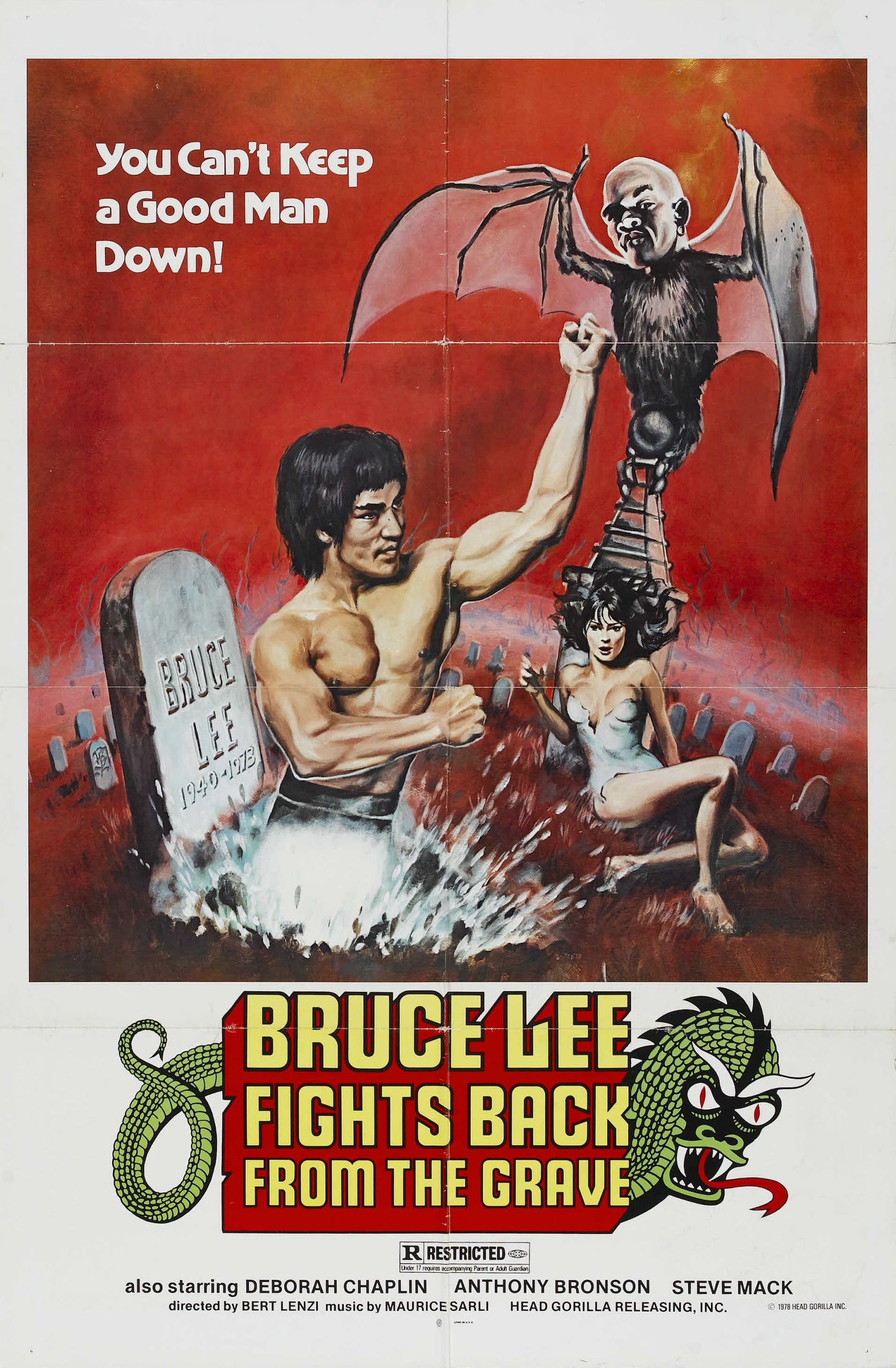 Bruce Lee Fights Back From The Grave 01 Movie Magnet