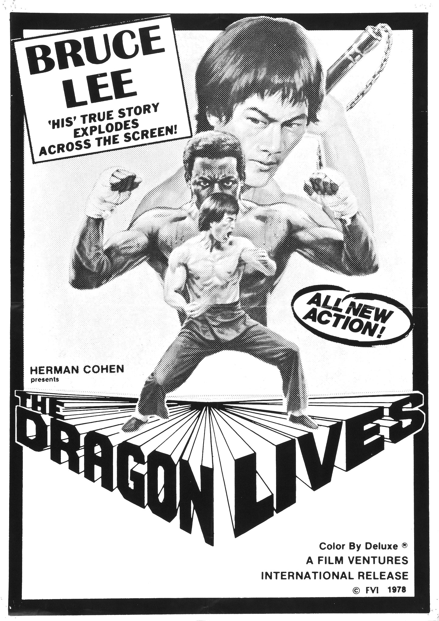 Bruce Lee Man Myth 02 Movie Magnet