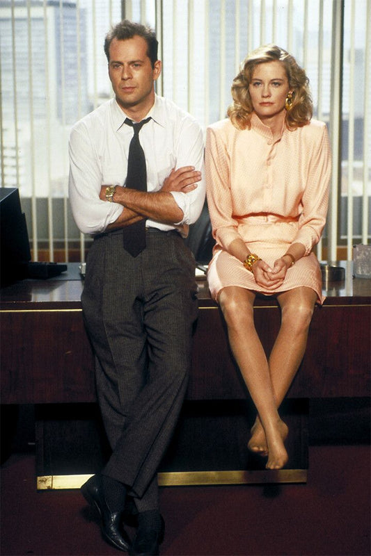 Bruce Willis Cybil Shepherd Moonlighting Actress Jigsaw Puzzle