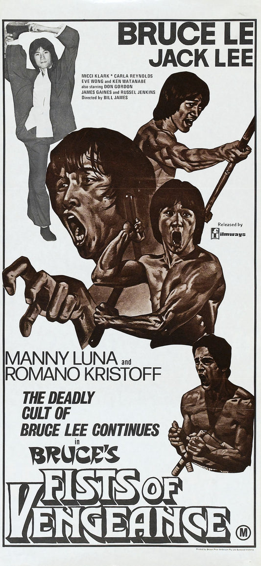 Bruces Fists Of Vengeance 01 Movie Magnet