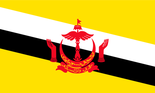 Brunei Flag Print Poster