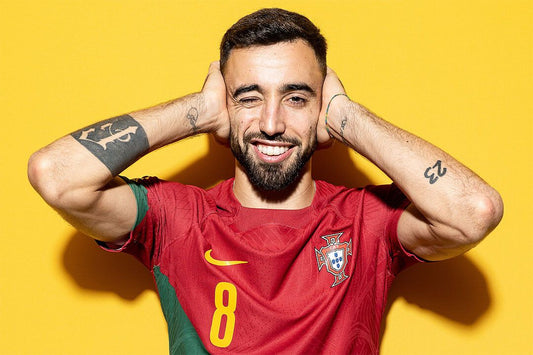 Bruno Fernandes Portugal World Soccer Fans 2022 Wall Home Decor Jigsaw Puzzle