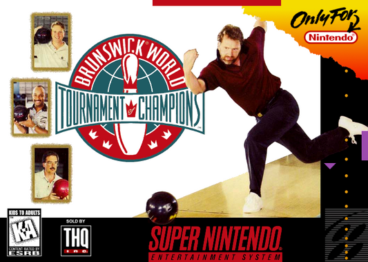 Brunswick World Tournament Of Champions (Usa) Snes Print Poster