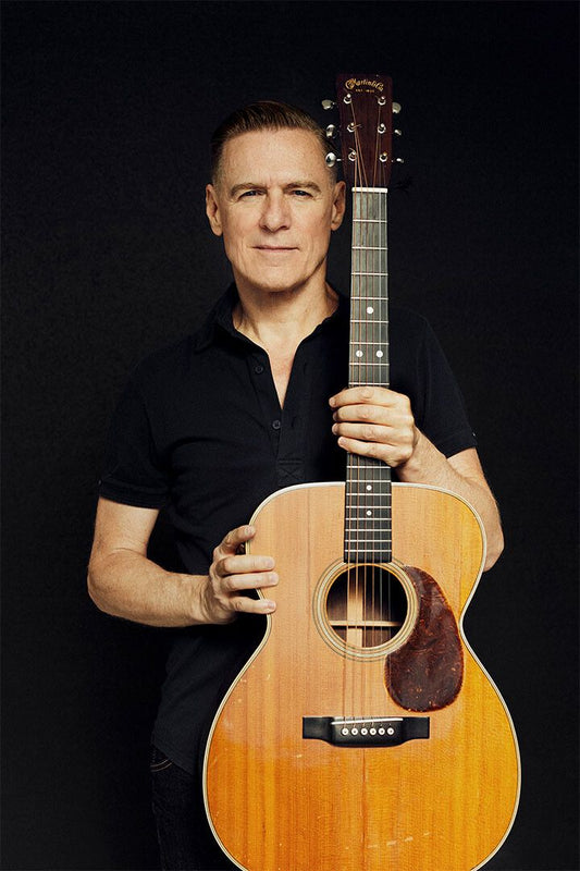 Bryan Adams With Guitar Singer Artist Musician Wall Home Decor Jigsaw Puzzle