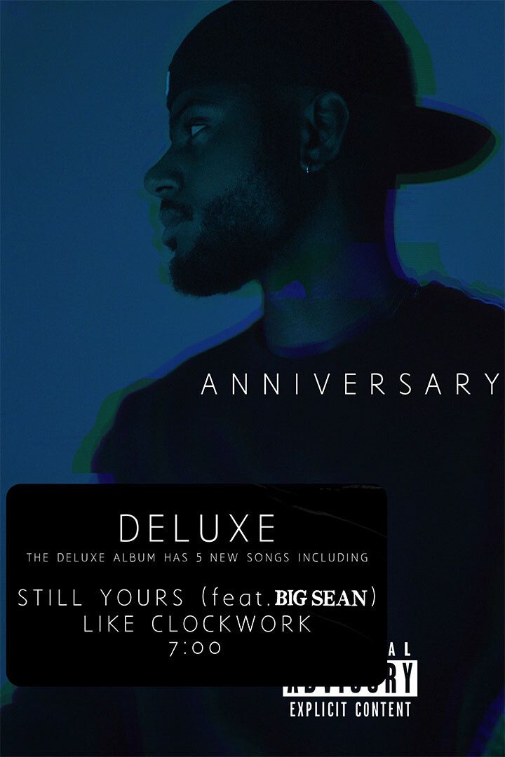 Bryson Tiller Rapper Anniversary Deluxe Wall Art Home Decor Poster