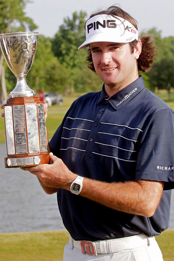 Bubba Watson Golf Match Vintage Painting Magnet