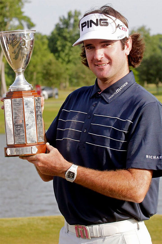 Bubba Watson Golf Match Vintage Painting Jigsaw Puzzle
