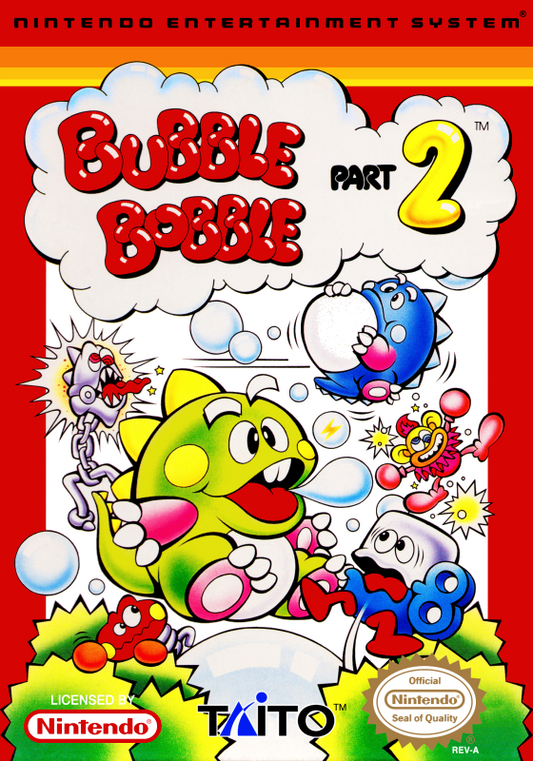 Bubble Bobble Part 2 (Usa) Nes Print Poster
